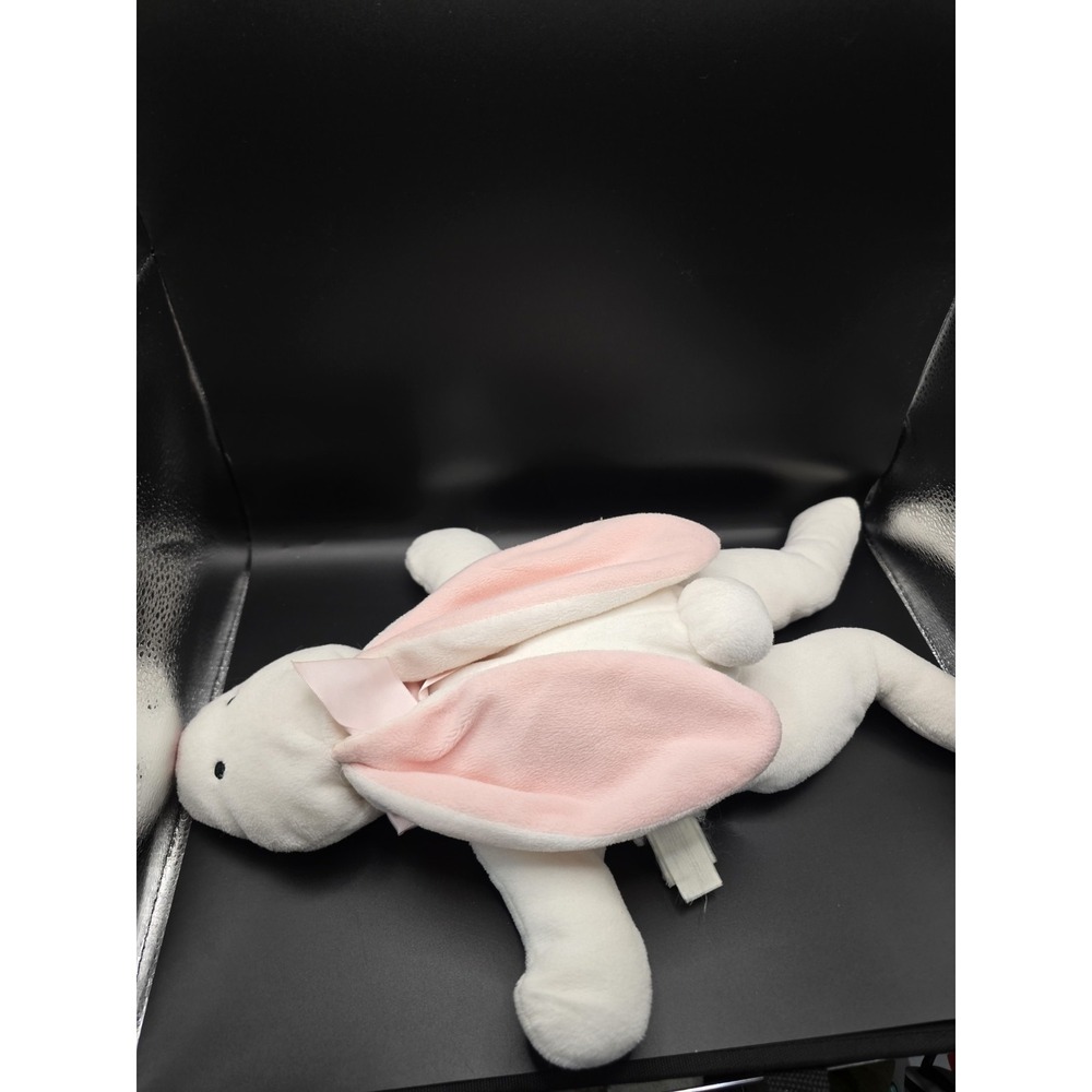 North American Bear Company Flatjack Bunny Rabbit White Pink Lucy
